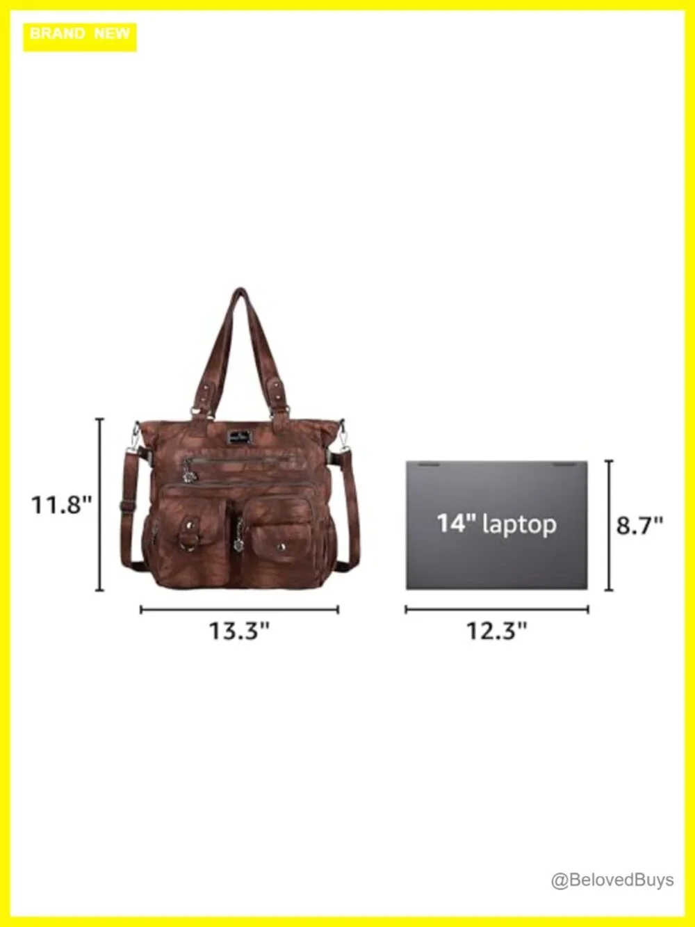 Washed PU Leather Hobo Bag Soft Satchel Shoulder Crossbody Tote